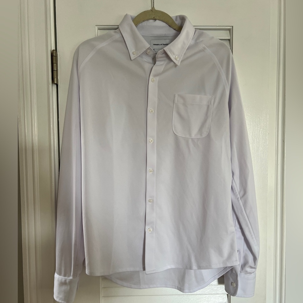 Men’s Wrinkle Resistant Button Down Dress Shirt